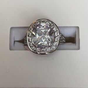 White topaz ring